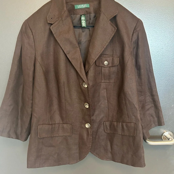 Lauren Ralph Lauren Brown Blazer - Picture 7 of 8